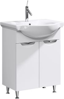 Тумба под раковину Aqwella Лайн 66 Li.01.06.K с корзиной